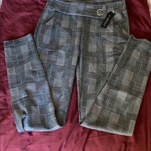 Plaid Formal Pants
